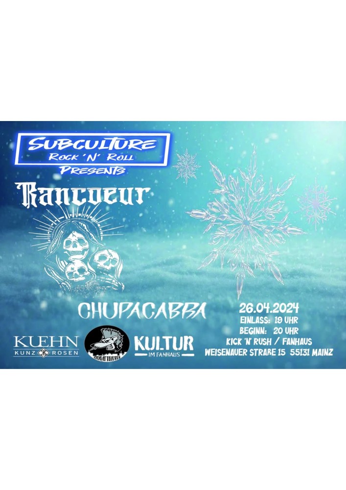 Rancœur + Chupacabra Flyer