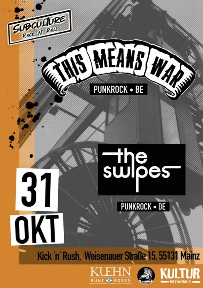 This Means War + The Swipes Flyer