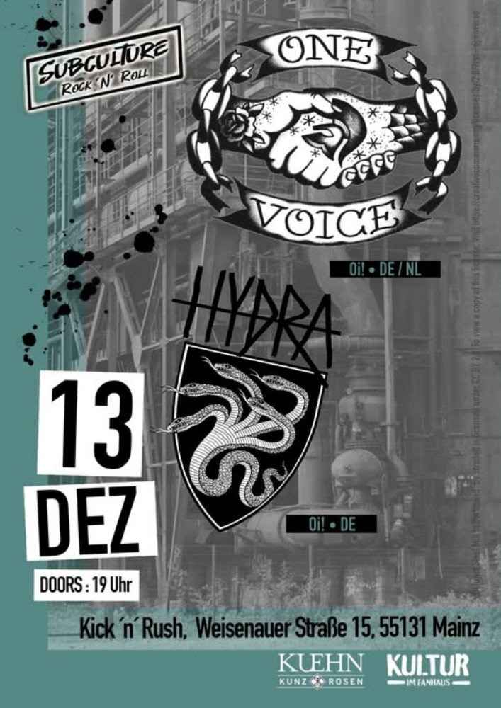 One Voice + Hydra Flyer